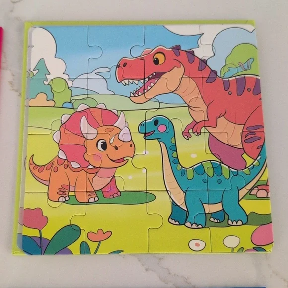 Magnetic Colorful Animal and Vehicle Puzzle Set for Kids (4) - Picture 4 of 6